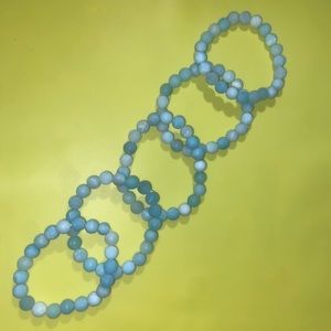 Blue Beaded Bracelet